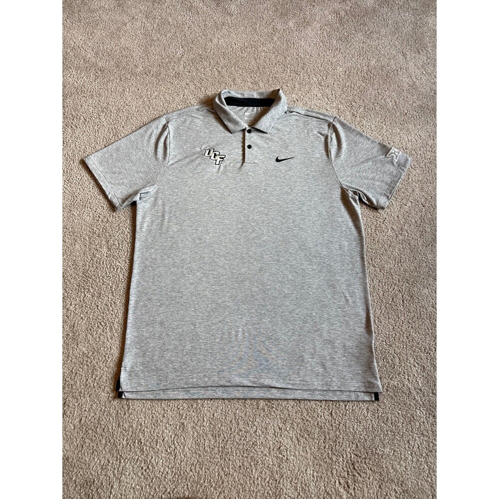 Nike UCF Knights TEAM ISSUED Men’s Dri-Fit Athletic Polo Size Large
